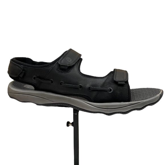 Sperry Rivington Men\'s Leather Sandals Size 13 Black Adjustable Straps Open‎ Toe main image 4